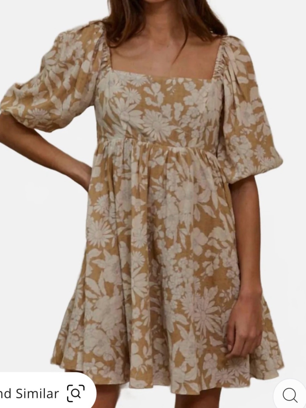 By Together Floral Dress Puff Sleeve Dress